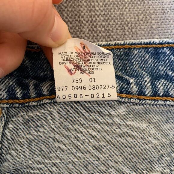 Vintage 90s Levi’s Orange Tab 505 denim jeans - Picture 6 of 8